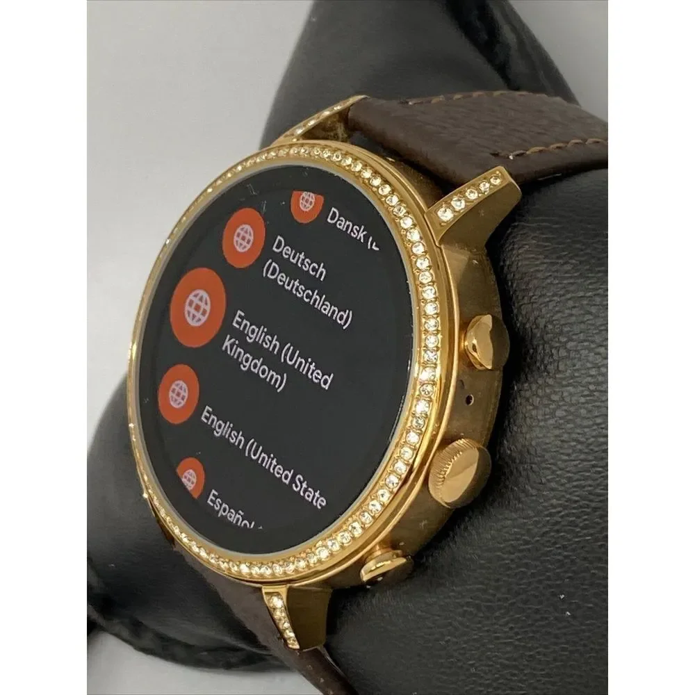 Fossil Gen 4 Authentic Digital Dial Smart Watch Custom Band FTW6015 CR169